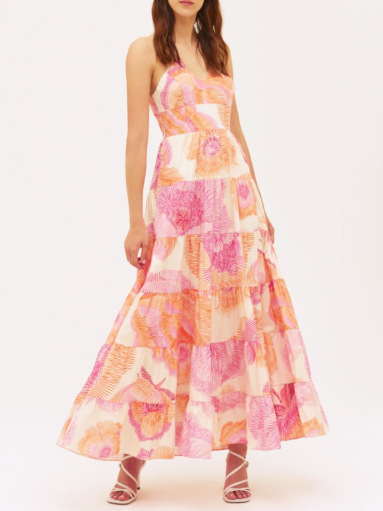 Hutch Printed Summer Maxi Dress